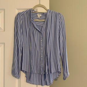 JCrew button up with ties